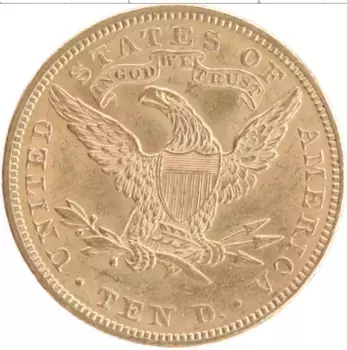 Монета 10 долларов Америки 1894 года Золото Голова Свободы