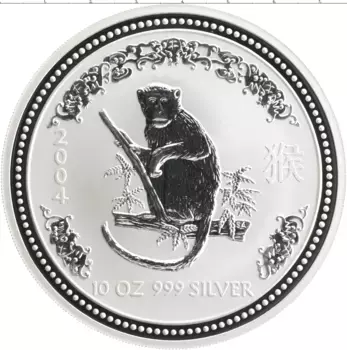 Монета 10 долларов Австралии 2004 года Серебро Елизавета II