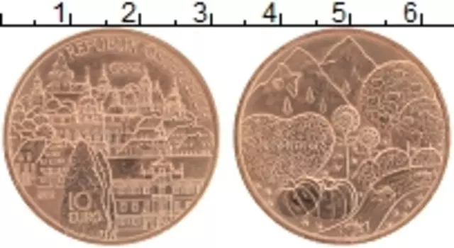 Монета 10 евро Австрии 2012 года Медь Федеральные земли