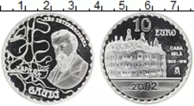 Монета 10 евро Испании 2002 года Серебро Хуан Карлос I