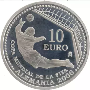 Монета 10 евро Испании 2003 года Серебро Хуан Карлос I