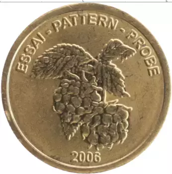 Монета 10 евроцентов Европы 2006 года Латунь Проба