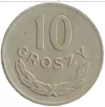 Монета 10 грош Польши 1949 года Медно-никель