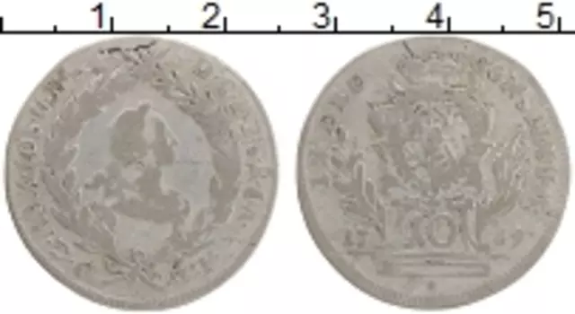 Монета 10 крейцеров Баварии 1769 года Серебро Максимилиан Иосиф