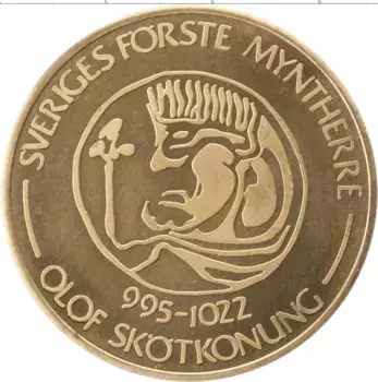 Монета 10 крон Швеции 1979 года Медь Городские деньги