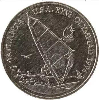 Монета 10 лей Румынии 1996 года Медно-никель Олимпиада 96