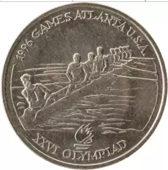 Монета 10 лей Румынии 1996 года Медно-никель Олимпиада 96