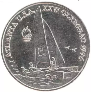 Монета 10 лей Румынии 1996 года Медно-никель Олимпиада в Атланте