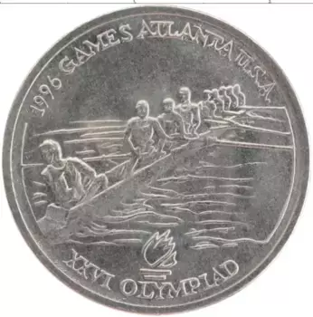 Монета 10 лей Румынии 1996 года Медно-никель Олимпийские игры в Атланте