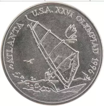 Монета 10 лей Румынии 1996 года Медно-никель Олимпийские игры в Атланте