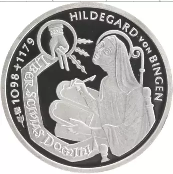 Монета 10 марок ФРГ 1998 года Серебро A