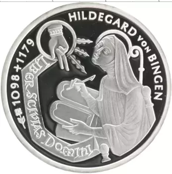 Монета 10 марок ФРГ 1998 года Серебро D