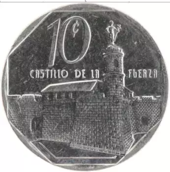 Монета 10 сентаво Кубы 1994 года Медно-никель