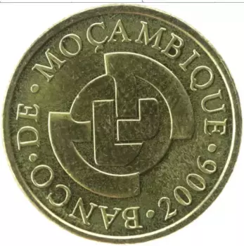 Монета 10 сентаво Мозамбика 2006 года Латунь