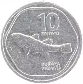 Монета 10 сентим Филиппин 1990 года Алюминий Франциско Бальтазар
