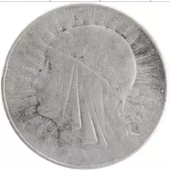 Монета 10 злотых Польши 1932 года Серебро Королева Ядвига