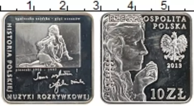Монета 10 злотых Польши 2013 года Серебро Агнешка Осиевская