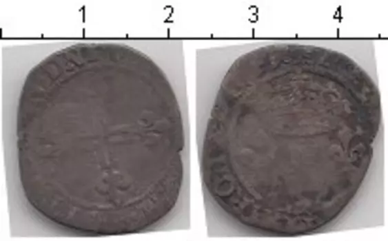 Монета 15 деньер Франции Серебро ?