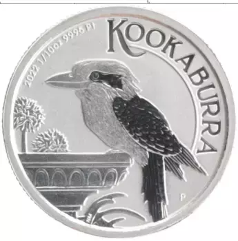 Монета 15 долларов Австралии 2022 года Платина Австралийская кукабара