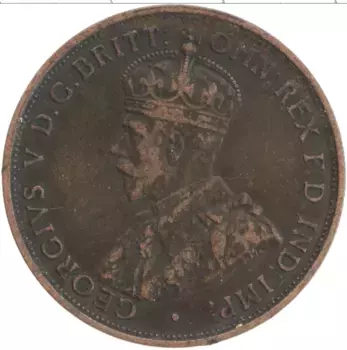 Монета 1/12 шиллинга Острова Джерси 1923 года Бронза Георг V