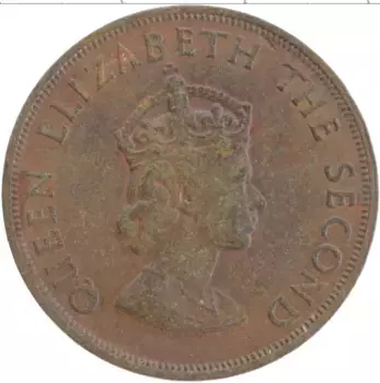 Монета 1/12 шиллинга Острова Джерси 1964 года Бронза Елизавета II