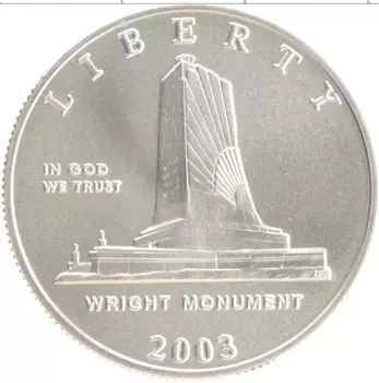 Монета 1/2 доллара Америки 2003 года Медно-никель Р