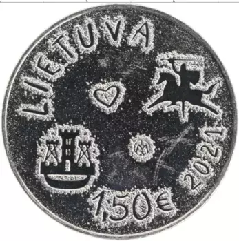 Монета 1/2 евро Литвы 2021 года Медно-никель Морской фестиваль