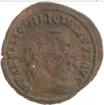 Монета 1/2 фоллиса Древнего Рима Медь Лициний I 308-324 гг