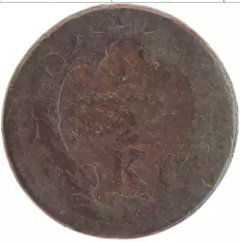 Монета 1/2 крейцера Австрии 1764 года Медь Франц I