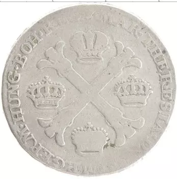 Монета 1/2 талера 1767 года Серебро Мария Терезия