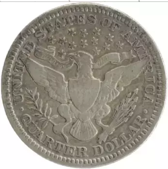 Монета 1/4 доллара Америки 1908 года Серебро Свобода