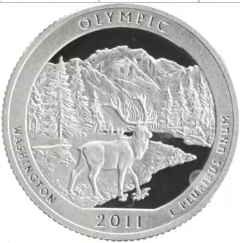 Монета 1/4 доллара Америки 2011 года Серебро S