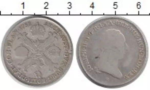 Монета 1/4 талера Нидерланд 1788 года Серебро Иосиф II