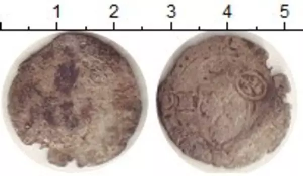 Монета 1/8 экю Франции Серебро