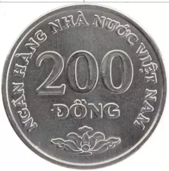 Монета 200 донг Вьетнама 2003 года Медно-никель