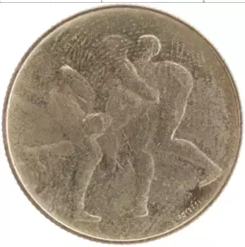Монета 200 лир Сан-Марино 1980 года Бронза XXII Летние олимпийские игры в Москве