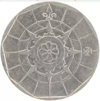 Монета 20 эскудо Португалии 1998 года Медно-никель