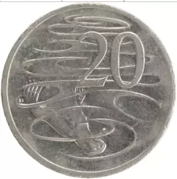 Монета 20 центов Австралии 2004 года Медно-никель Елизавета II