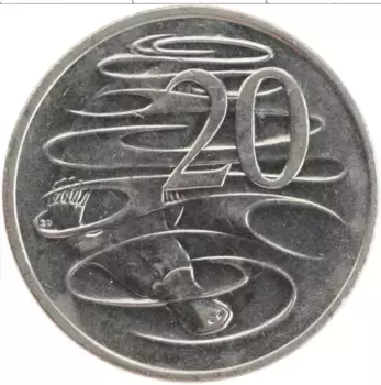 Монета 20 центов Австралии 2006 года Медно-никель
