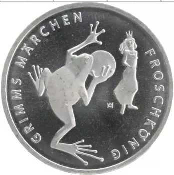 Монета 20 евро Германии 2018 года Серебро F