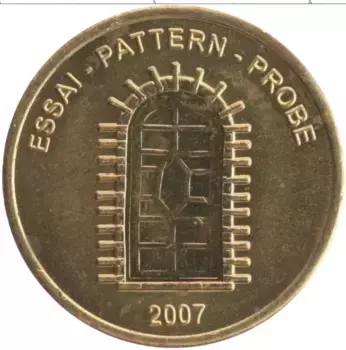 Монета 20 евроцентов Европы 2007 года Латунь Проба