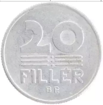 Монета 20 филлеров Венгрии 1972 года Алюминий