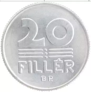 Монета 20 филлеров Венгрии 1981 года Алюминий