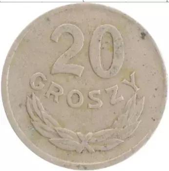 Монета 20 грош Польши 1949 года Медно-никель