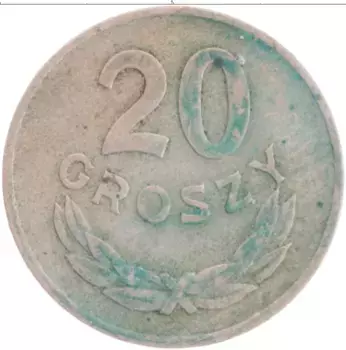 Монета 20 грош Польши 1949 года Медно-никель