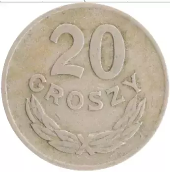 Монета 20 грош Польши 1949 года Медно-никель