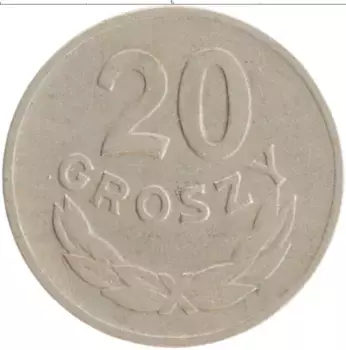 Монета 20 грош Польши 1949 года Медно-никель