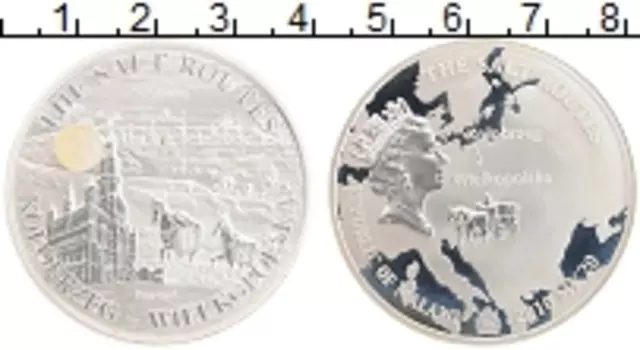 Монета 20 квач Малави 2010 года Серебро Елизавета II