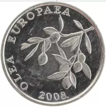 Монета 20 лип Хорватии 2008 года Медно-никель