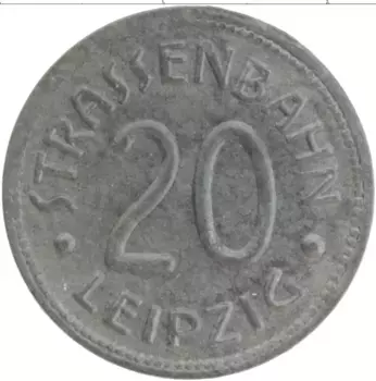 Монета 20 пфеннигов Германия : Нотгельды Цинк Лейпциг